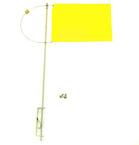 New Marine Clicker Indicateur de direction du vent avec contrepoids pour voiliers Jaune 125 mm Cover