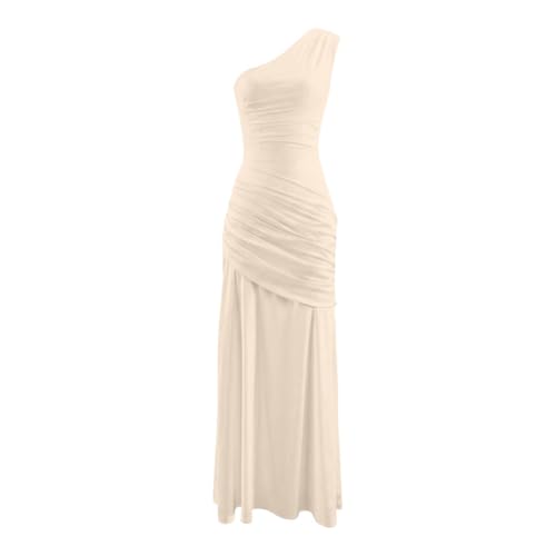 Robe de soirée longue asymétrique et moulante pour bal et mariage