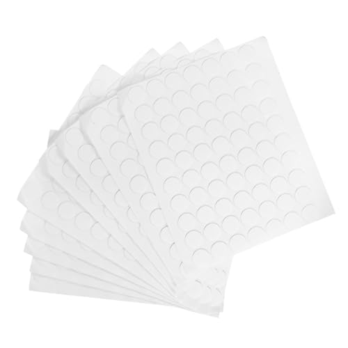 Holibanna 10 Hojas Adhesivos Doble Cara Transparentes Puntos Adhesivos Redondos para Manualidades Globos Invitaciones y Organización Hogar y Oficina