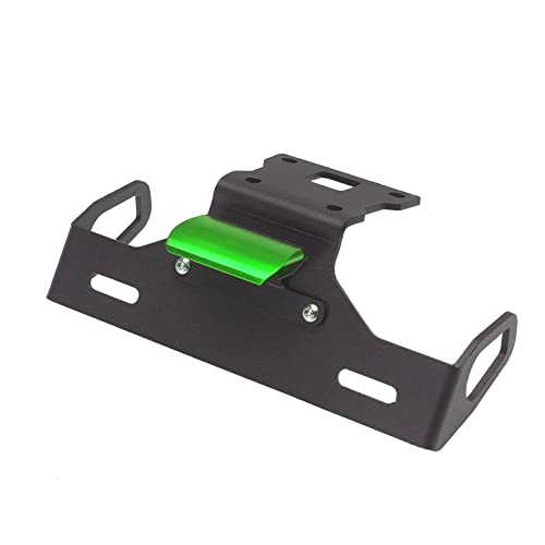 Support de plaque Kawasaki Z125 et Pro 2015-2019 en aluminium de couleur verte