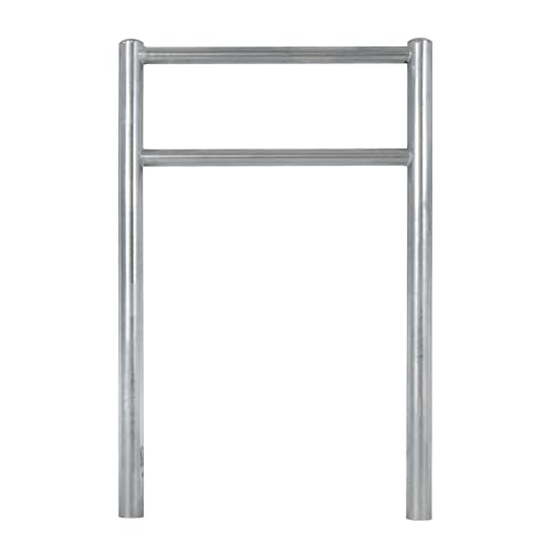 TRUTZHOLM Fahrradanlehnbügel mit Knieholm 115x75 cm Stahl feuerverzinkt Ø 60 mm Anlehnbügel zum Einbetonieren Fahrradbügel Fahrradständer Parker Diebstahlsicherung Fahrrad Anlehner
