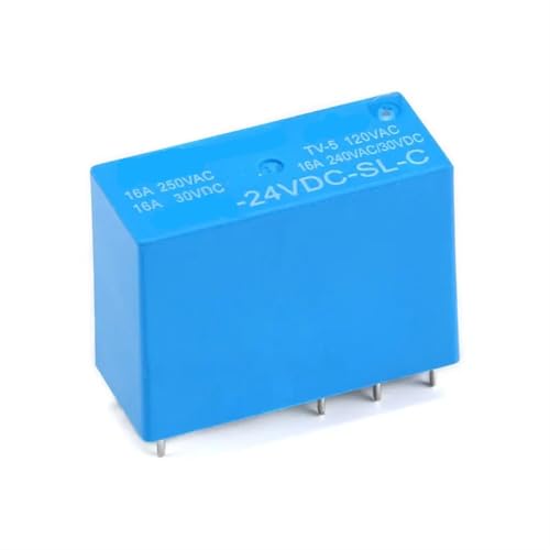 Relais SMIH-24VDC-SL-C 24V 16A 8 broches pour circuits imprimés en lot de 5 pièces