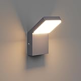 【Hochwertiges Material】 Die Schale der Außenlampe besteht aus hochwertigem Aluminium und der Lampenschirm aus Acryl. Langlebig und leicht zu reinigen.