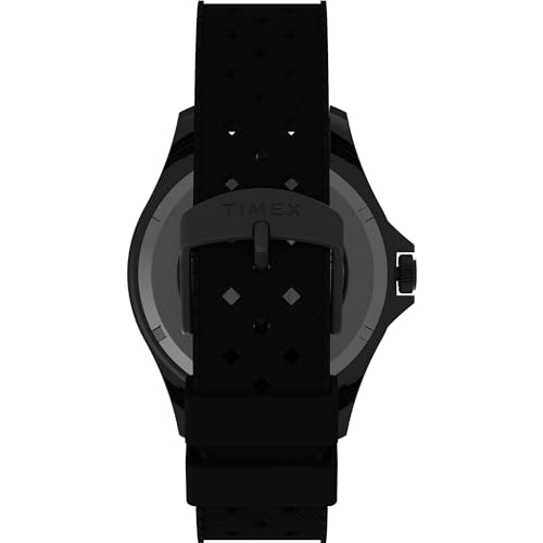 TIMEX Men Leather Analog Black Dial Watch-Tw2U99900, Band Color-Black - Image 3