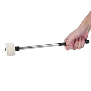 Trommelhamer, Wolvilt Drumstick, 35cm 75g Voor Militaire Band Basdrums Volwassen Kinderen Muzikaal Plezier