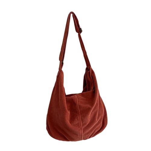 RUITOTP Bolso Bandolera para Mujer de Pana Grande de la Compra Bolso de Hombro Cruzado Informal para Escuela Oficina Trabajo Viajes Excursiones Compras RUITOTP Bolso Bandolera para Mujer de Pana Grande de la Compra Bolso de Hombro Cruzado Informal para Escuela Oficina Trabajo Viajes Excursiones Compras