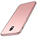 Produktbild TXLING Ultra Dünn Hülle Kompatibel mit Samsung Galaxy J3 2017 HülleSchutzhülle Handyhülle [Anti-Fingerabdruck] Abdeckung Hardcase PC Bumper Case für Samsung Galaxy J3 2017 - Roségold