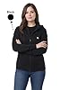 Bahob® Womens Ladies Plain Zip Up Hoodie Long Sleeve Sweatshirt Full Zip Top Soft Jumper Jacket Hoodies Top S-6XL (Black, 3XL) #2