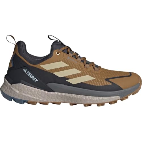 Image of adidas Mens Terrex Free Hiker 2.0 Low Gore-Tex Hiking Hiking Sneakers Shoes - Black