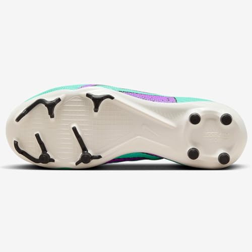 Nike Jr. Mercurial Superfly 9 Pro Little/Big Kids' Firm-Ground High-Top Soccer Cleats (DJ5606-300, Hyper Turquoise/Black/White/Fuchsia Dream) Size 64