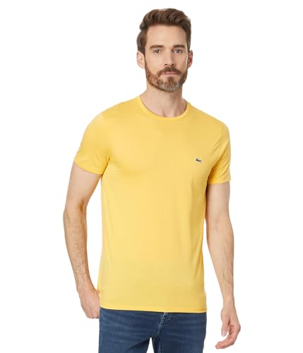 Image of Lacoste Men's Short Sleeve Pima Jersey Crew Neck Tee