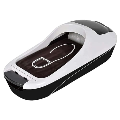 Distributore Automatico di Copriscarpe con 500 pellicole - Macchina plastificatrice per Copriscarpe per Uso Domestico e in Ufficio
