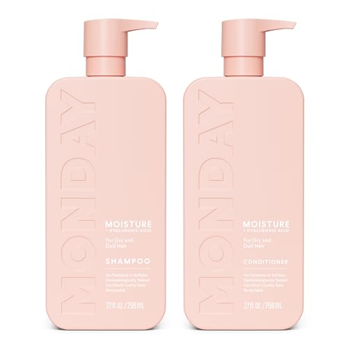 MONDAY HAIRCARE Moisture Shampoo + Conditioner Set (2 Pack) 27oz ...
