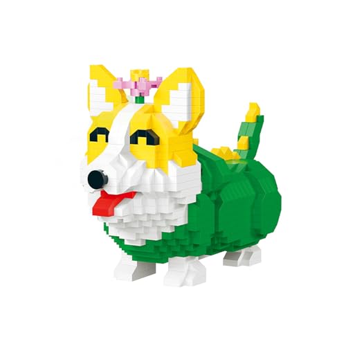 NOOLY Cute Pet Series Micro Building Block For Home And Office Decoration WKLJM-05 (Corgi, 815 Pcs)