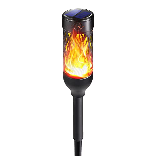 Moxled Solarlampen für Außen Garten, 1 Stück Solar Fackeln mit...