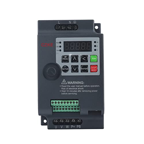 Wtukmo IST230A Inverter 0.75KW/1.5KW/2.2KW Frequency Inverter 3P 220V/380V Output Frequency Converter Variable Frequency Drive (Color : 1.5KW-220V 1 phase-220V 3phase)