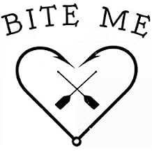 Bite Me 6x9 Dotgrid Notebook and Journal For A Fisherman