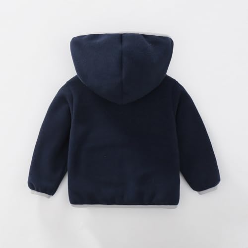 Kids Girls Hooded Warm Jacket Thick Fleece Zip Up Coat Winter Outerwear Sweater Sweatshirt Clothes Jackets With Pocket2