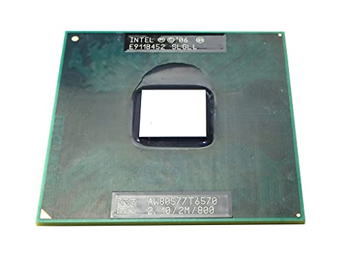 Intel core2 Duo t6570 SLGLLモバイルCPUプロセッサーソケットP 478pin 2.1 GHz 2 MB 800 MHz