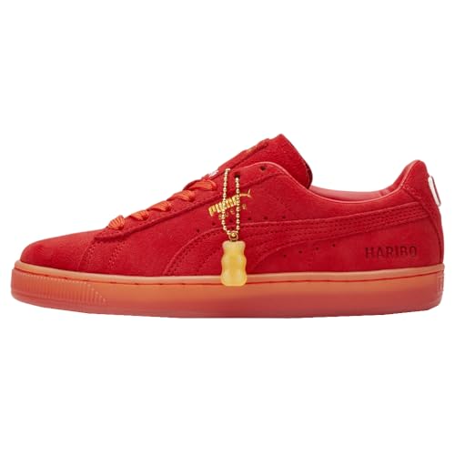 PUMA Kids Boys Suede Lace Up Sneakers Shoes Casual - Red3