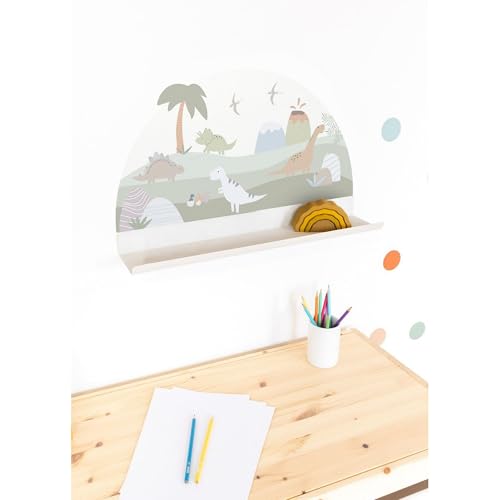 Image of 24 Inch Set 4 White Wall Shelf - Metal Floating Shelf for Wall, Wall Mounted Shelves, Modern Wall Shelf for Bedroom & Living Room Storage, Minimalist Wall Mount Shelf (60.96 CM Long X 24 CM deep)