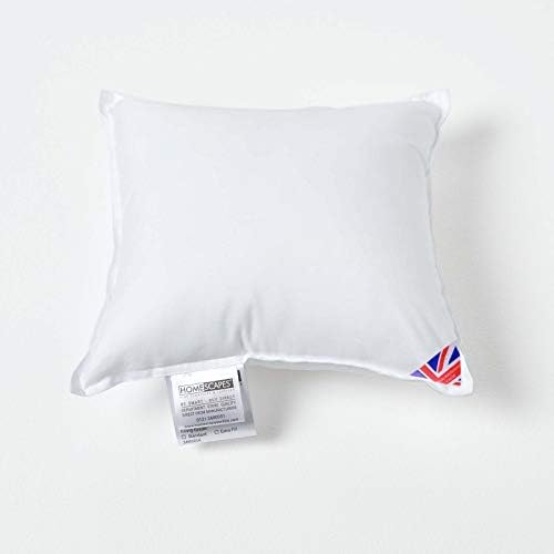HOMESCAPES Super Microfibre Cushion Pad 30 x 30 cm (12 x 12) Inner Insert Hypoallergenic Synthetic Cushion Filler Machine Washable