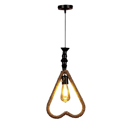 Image of DECOHOME Modern Hanging Ceiling Lamp Lights for Home & Decor | Premium Finish Pendant Light for Living Room, Bedroom & Dining Area | Stylish Indoor Decor Lighting | Chandelier Lights (Heart-Gold)