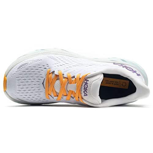 Hoka Women's Clifton 8 Shoes, Blanc De Blanc/White, 10 #TOP2