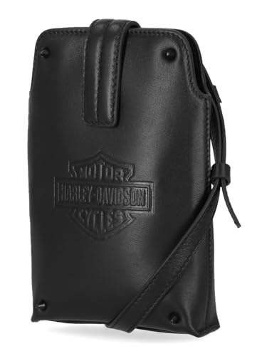 Harley-Davidson Women's Bar & Shield Cone Stud Cell Phone Travel Case - Black