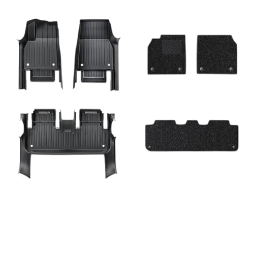 YZ 360° �t���J�o�[ TPE �ˏo�t���A�}�b�g�h������~�߃Z�b�g�t���A���C�i�[�}�b�g���f�� Y �W���j�p�[ 2025 2026 �ƌ݊�������(Color Name: Floor Mat 6PCS)