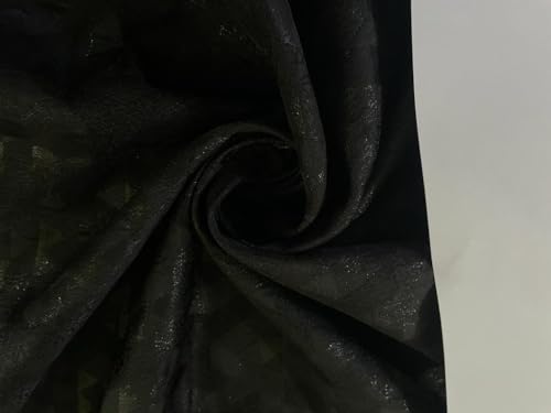 Tissu brocart de soie noir scintillant pour donner vie à vos designs