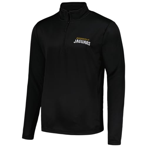 Image of Dunbrooke Men's Royal Buffalo Bills All-Star Tech Quarter-Zip Top
