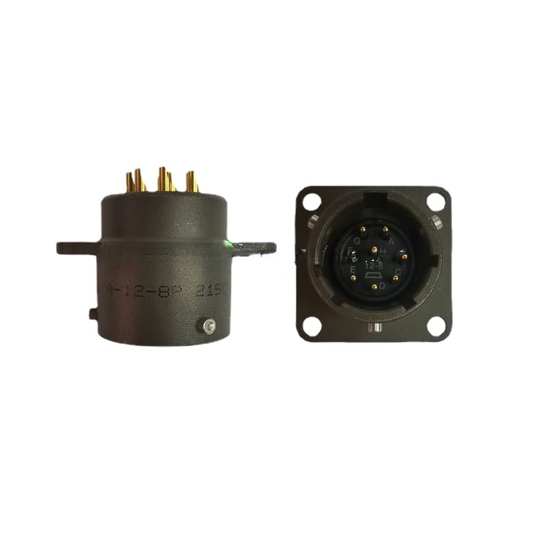 Conector circular de 8 núcleos PT02A-12-8P/8S miniatura 1