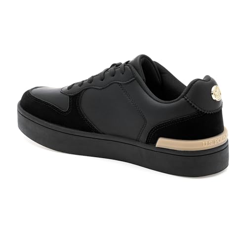Image of U.S. Polo ASSN. Ingrid Black Sneakers Shoes with Premium Upper