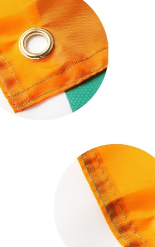 Runesol Ireland Flag 3x5, 91x152cm, St Patrick's Day, Irish Flag, Tricolour Banner, Paddy's Day, Brass Eyelet in Every Corner - Image 4
