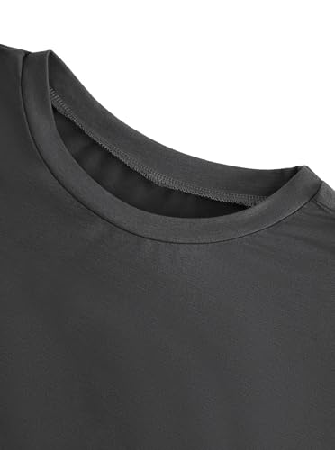 Image of Remidoo Women's Casual Oversized T Shirt Short Sleeve Graphic Tee Letter Sun Moon Shirts Grey XX-Large