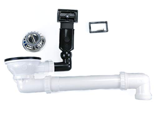 Preisvergleich Produktbild Blanco Ablaufgarnitur 1x3,5" Überlauf eckig 0153