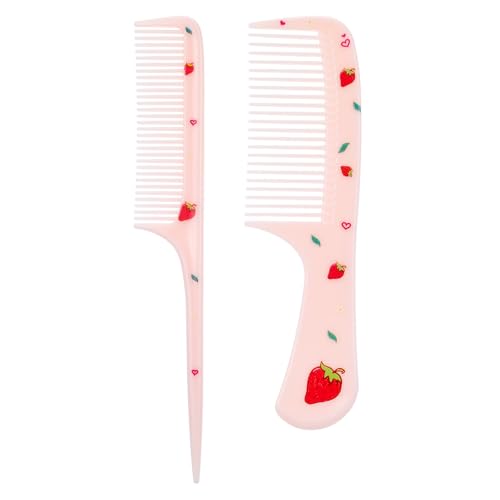 Set de 2 Peines Pequeños Rosados para Niñas miniatura 1