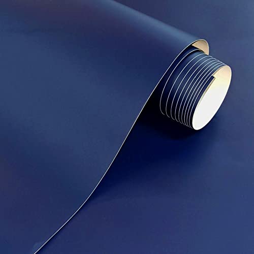 Vinilo Adhesivo Azul Cobalto Mate 40x300 cm Para Muebles Cocina Paredes Ventanas Manualidades Papel Adhesivo Decorativo (AZUL COBALTO)