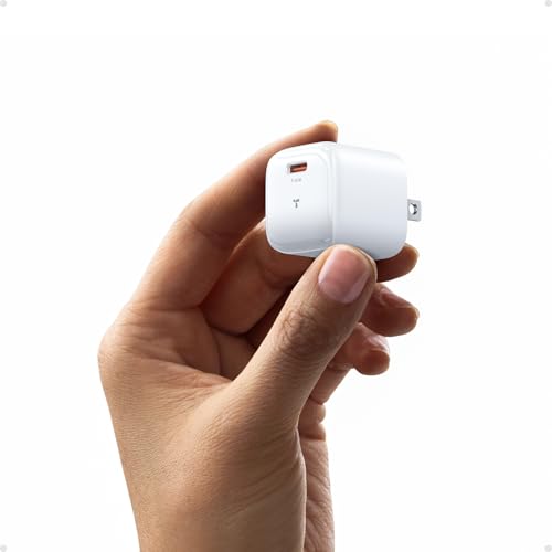 TORRAS GaN 30 W USB C Charger Block [Safe Fast Charging] PD 3.0 Type C Wall Charger Compatible with iPhone 16 15 14 13 12 Pro, Pro Max, Plus, Samsung Galaxy, iPad Air, Mini, Pro, White