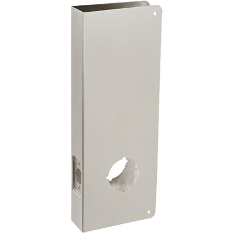 Don-Jo 14-CW 22 Gauge Stainless Steel Classic Wrap-Around Plate, Satin Stainless Steel Finish, 5" Width x 14" Height, for Simplex 1000 Series and Alarm Lock 3000 Series Cover