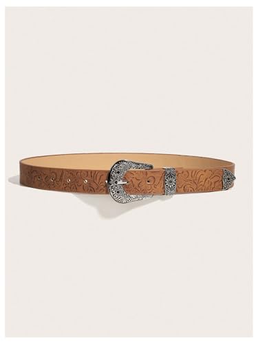 Women's Buckle Belt Western Cowgirl Waist Belts2