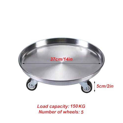 Plateau plantes à roulettes 37cm pour rempotage d'objets lourds - 7
