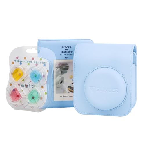 Slinger FujiFilm Instax Mini 12 Accessory Kit, Pastel Blue