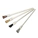 Stainless Steel Wire Brush Set 3x100mm for Derusting Grinding Polishing Electric Drill Usage for Industries for Miniature Electronic Instruments Jewelry