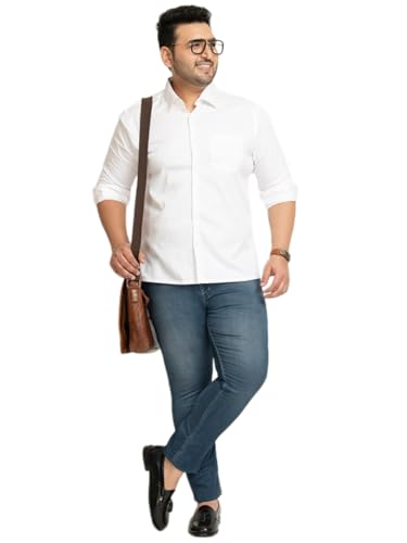 Image of ELYYORK Shirt for Men Plus Size||Shirt for Men Plus Size 4XL||6XL Shirts for Men Plus Size||Plus Shirts for Men||Plus Size Shirts for Men Full Sleeve|| Formal Shirt for Men||CB-PLS-01