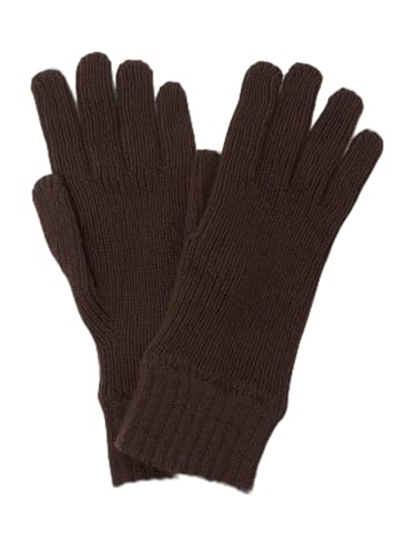 [ユナイテッドアローズ グリーンレーベル リラクシング] 別注＜Johnstons of Elgin＞GLR ウールカシミヤ リブ グローブ 31373000000 2900 DK.BROWN(29) FREE