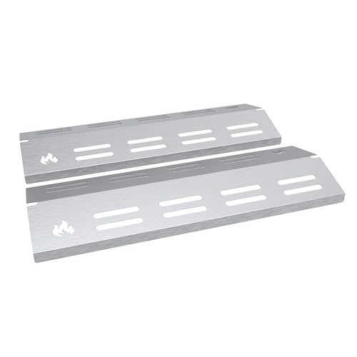 teileplus24 BR13-2-SM Gasgrill Edelstahl Brennerabdeckung kompatibel mit Enders San Diego 2 | Flavorizer Bars | Passgenau | Rostfrei | Brennerschutz
