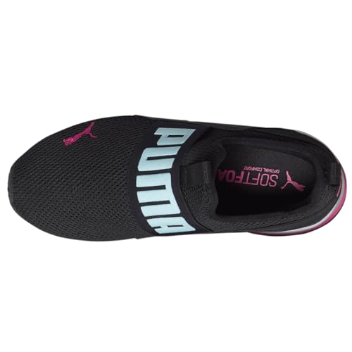 PUMA Womens Axelion Slip On Sneakers Shoes Casual - Black, Blue, Pink - Size 6.5 M4