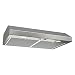 Broan-NuTone BCSD136SS Glacier Range Hood with Light, Exhaust Fan for Under Cabinet, Stainless Steel, 0.6 Sones, 250 CFM, 36"